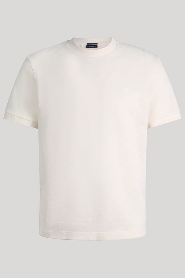ΜΠΛΟΥΖΑ T-SHIRT JOOP! - 107 ΣΠΑΣΤΟ ΛΕΥΚΟ